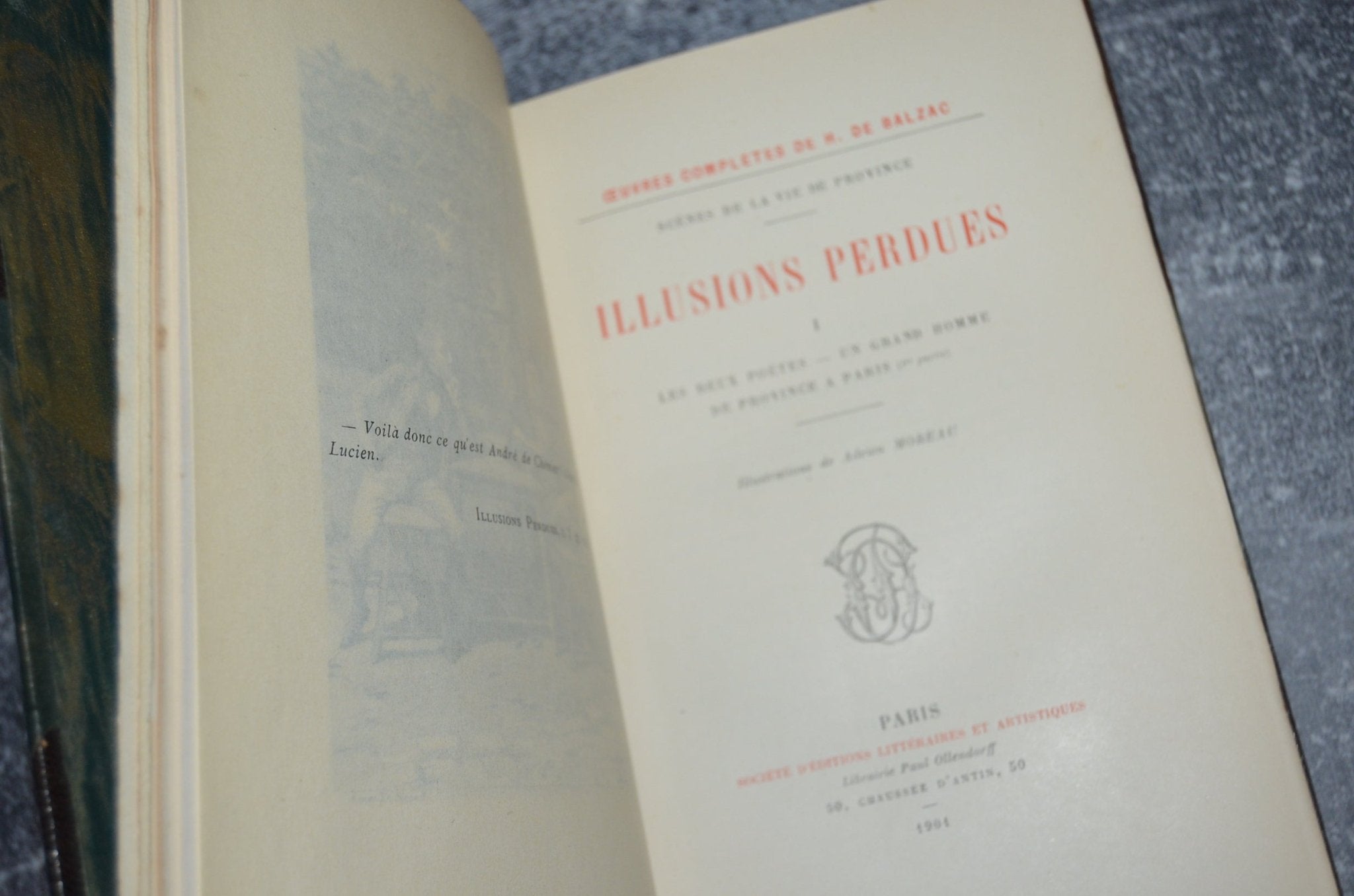 Antique Leather Bound The Human Comedy (La Comédie Humaine) by Honroe de Balzac 1900 - Brookfield Books
