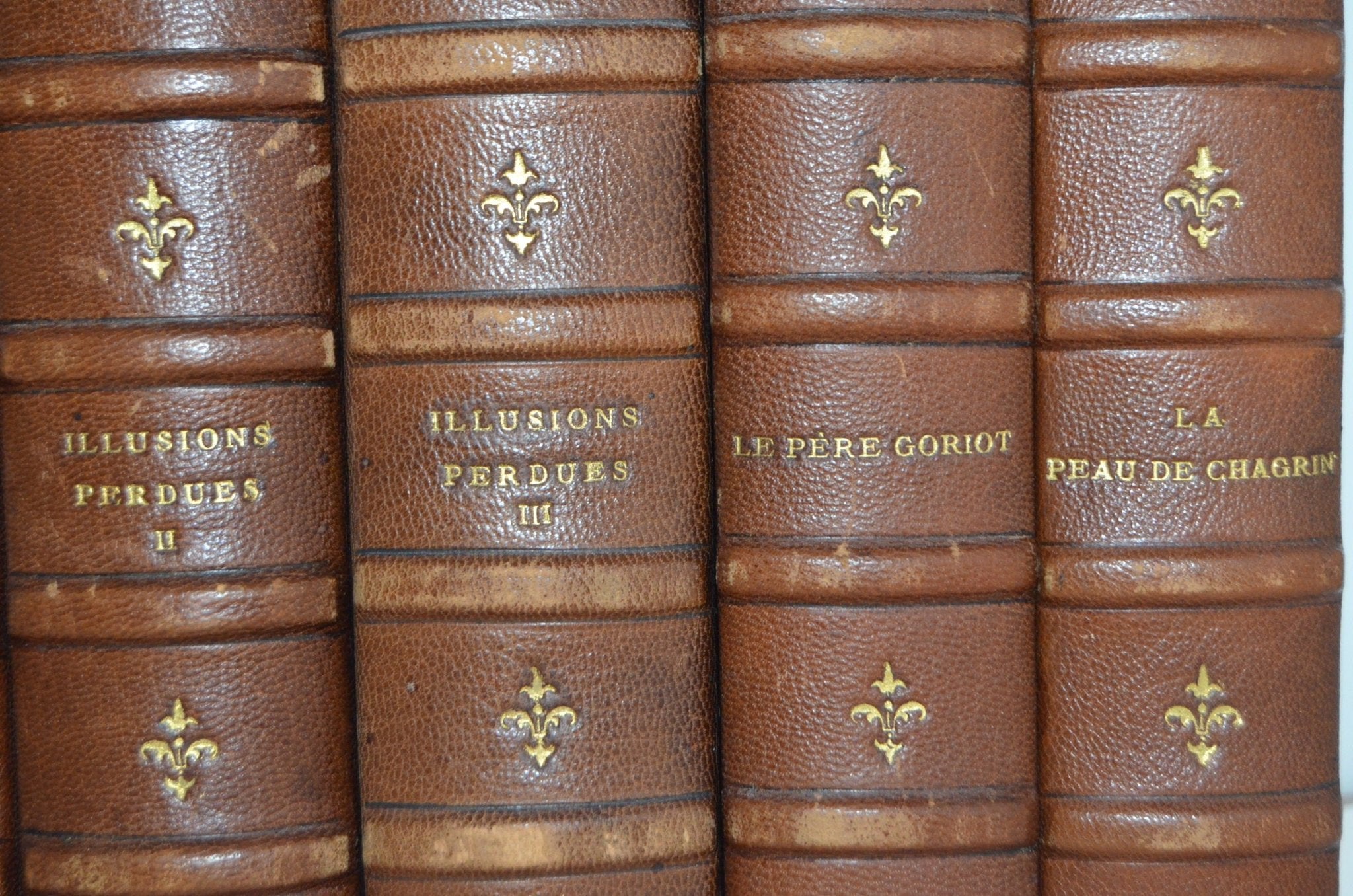 Antique Leather Bound The Human Comedy (La Comédie Humaine) by Honroe de Balzac 1900 - Brookfield Books