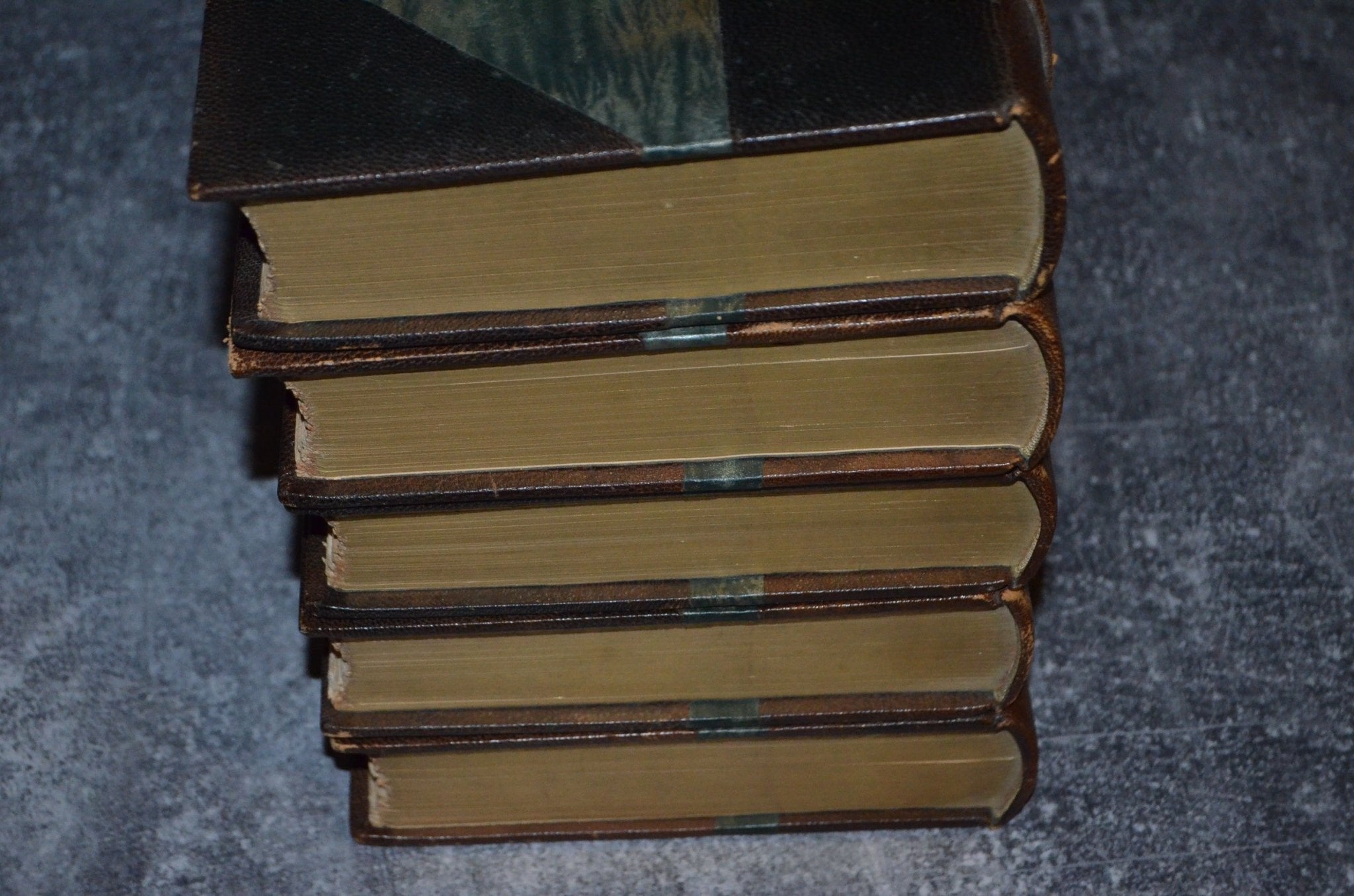 Antique Leather Bound The Human Comedy (La Comédie Humaine) by Honroe de Balzac 1900 - Brookfield Books