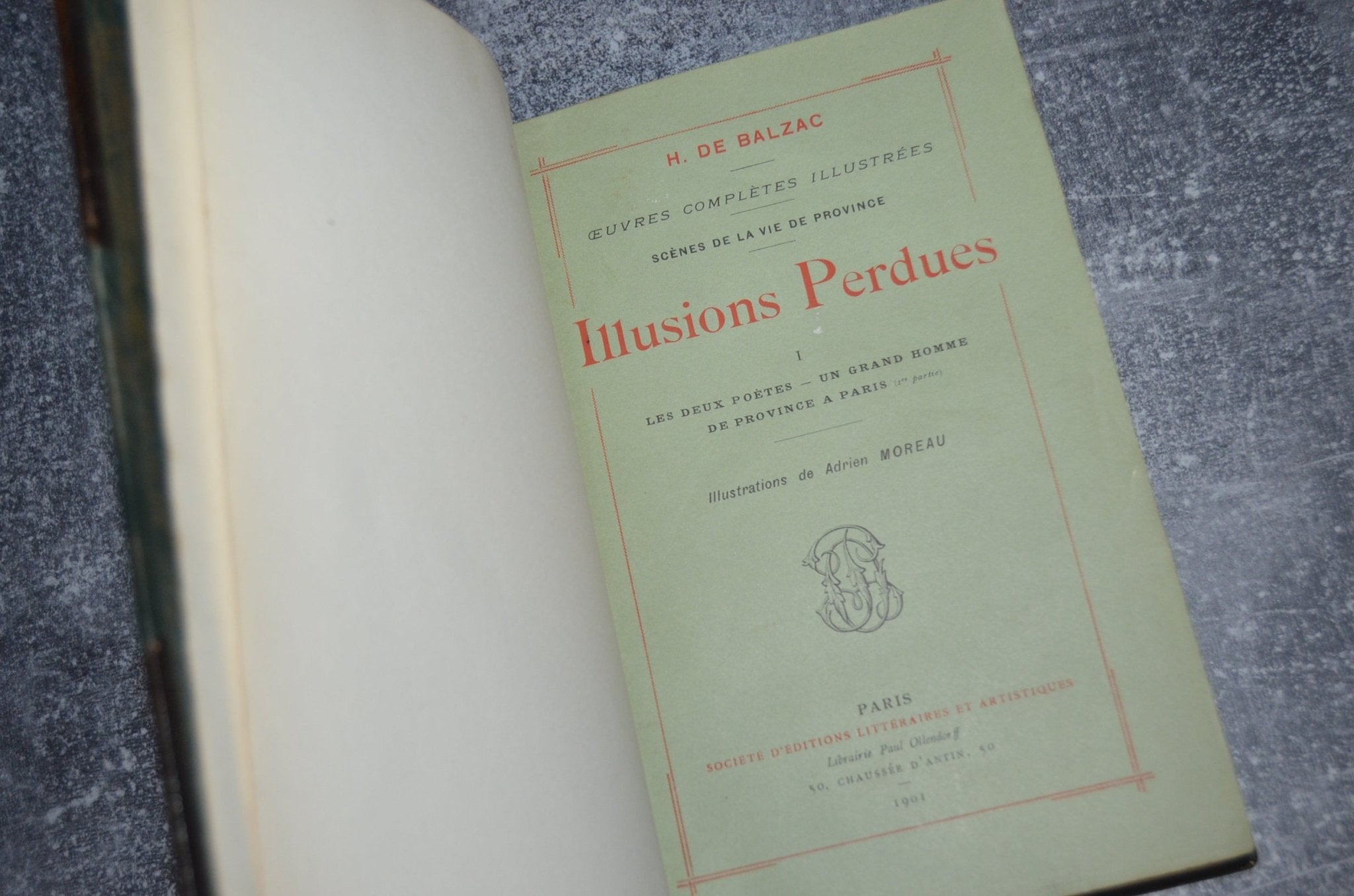Antique Leather Bound The Human Comedy (La Comédie Humaine) by Honroe de Balzac 1900 - Brookfield Books