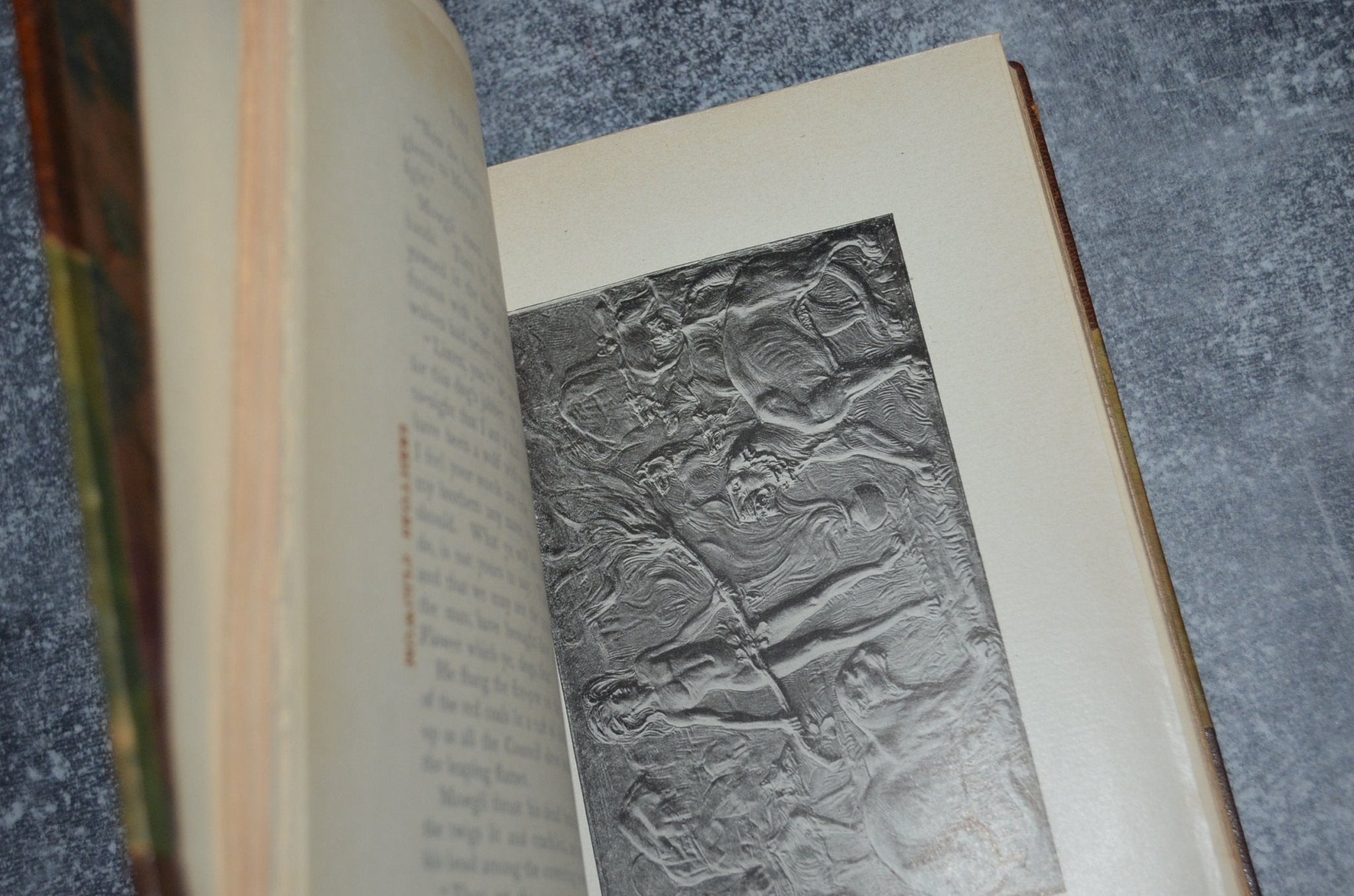 Antique Leather Bound The Jungle Book by Rudyard Kipling 1913 - Brookfield Books