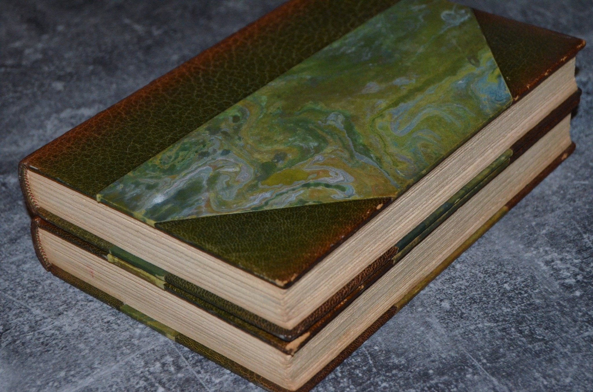 Antique Leather Bound The Jungle Book by Rudyard Kipling 1913 - Brookfield Books