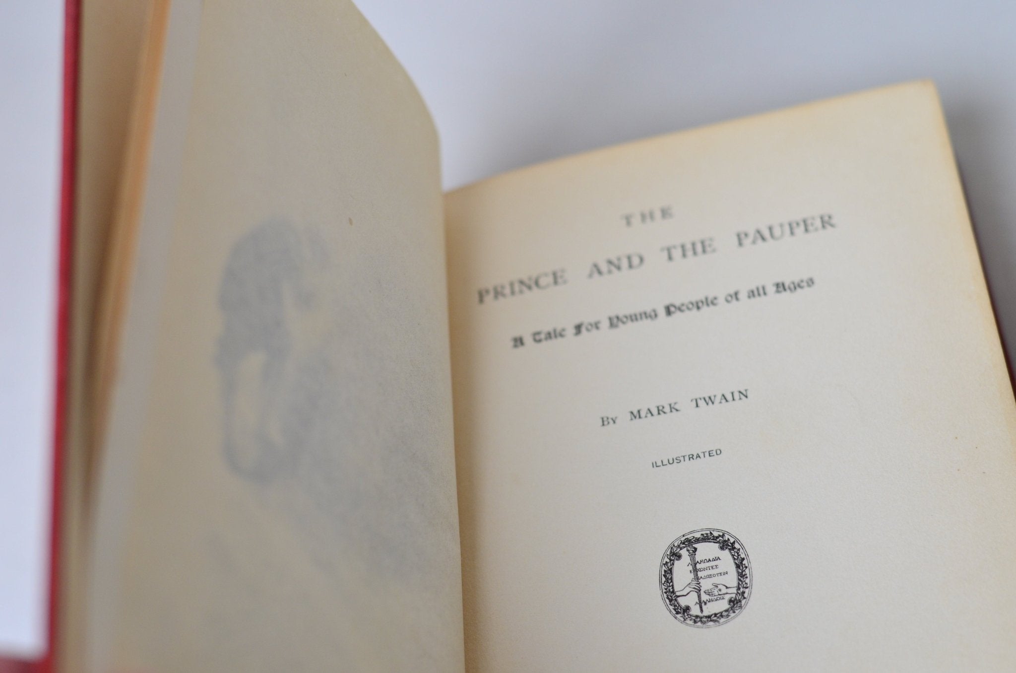 Antique The Prince and The Pauper by Mark Twain 1902 - Brookfield Books