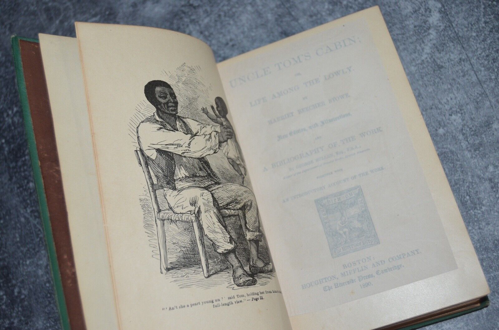 Antique Uncle Tom’s Cabin by Harriet Beecher Stowe 1890 - Brookfield Books