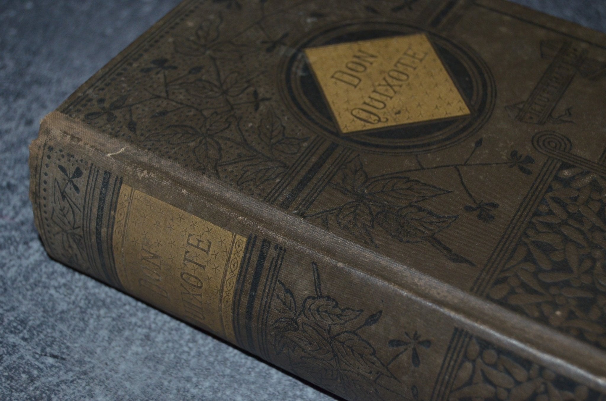Antique Victorian Binding Don Quixote by Miguel De Cervantes 1884 - Brookfield Books