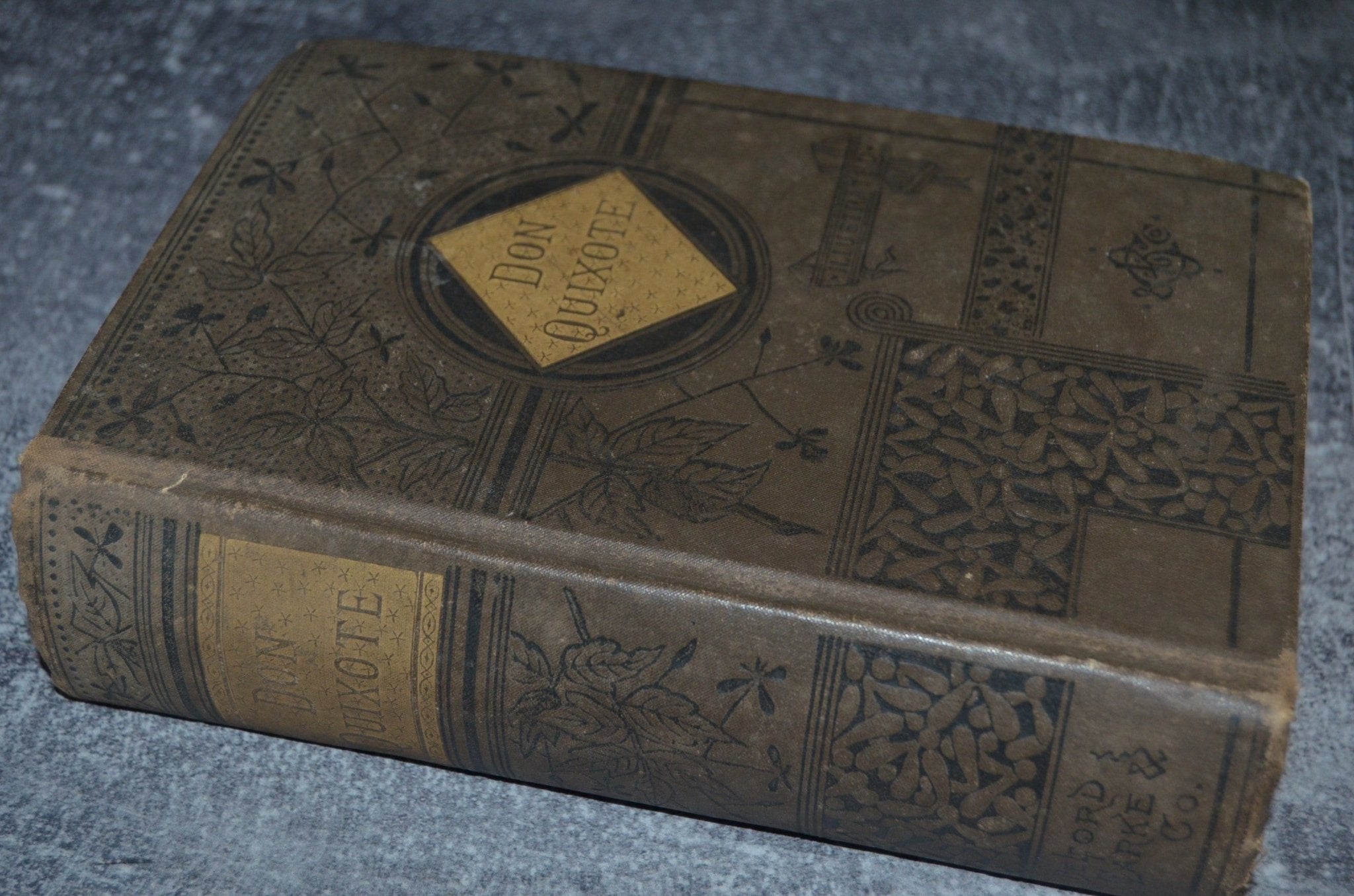 Antique Victorian Binding Don Quixote by Miguel De Cervantes 1884 - Brookfield Books