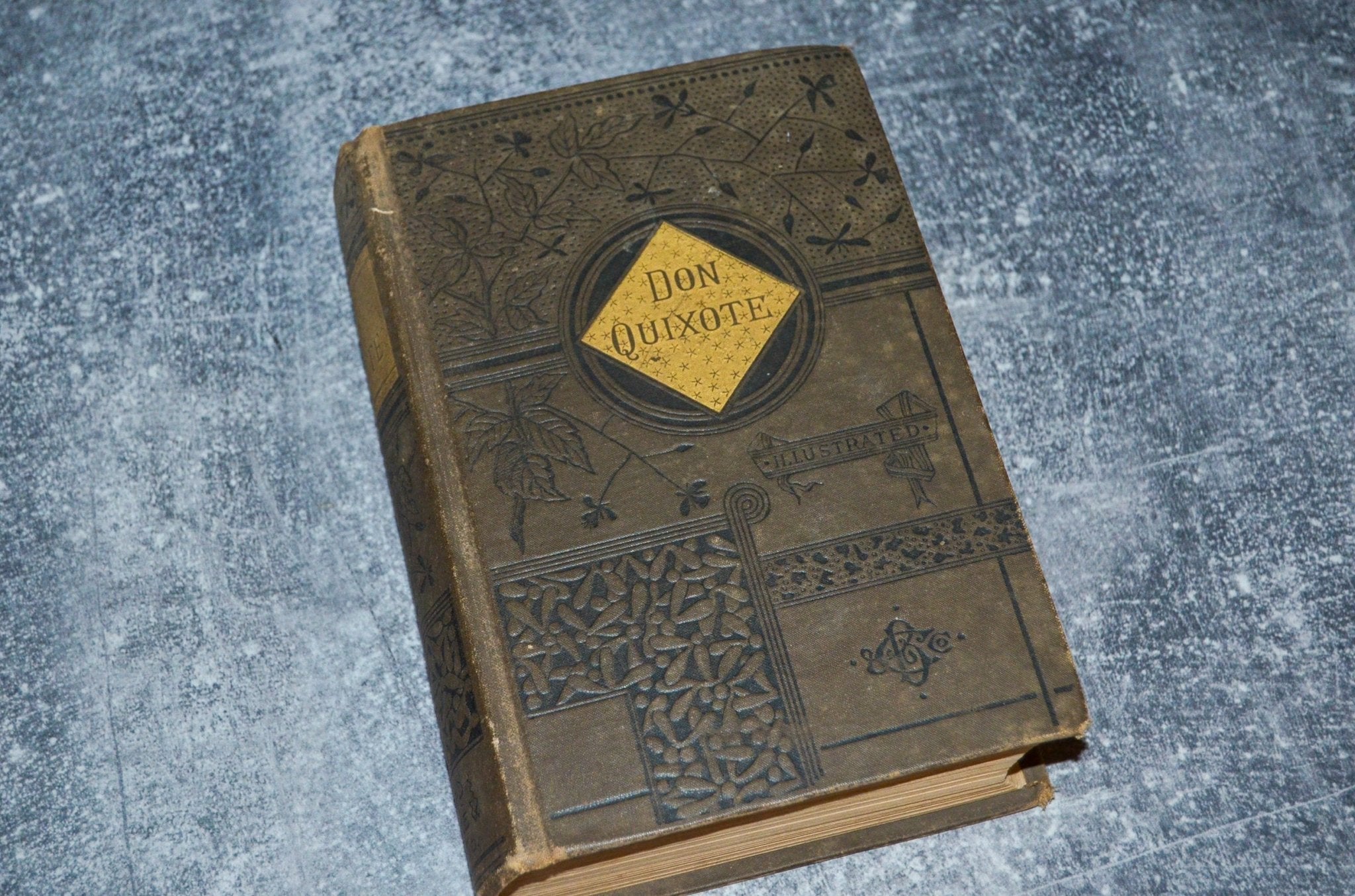 Antique Victorian Binding Don Quixote by Miguel De Cervantes 1884 - Brookfield Books