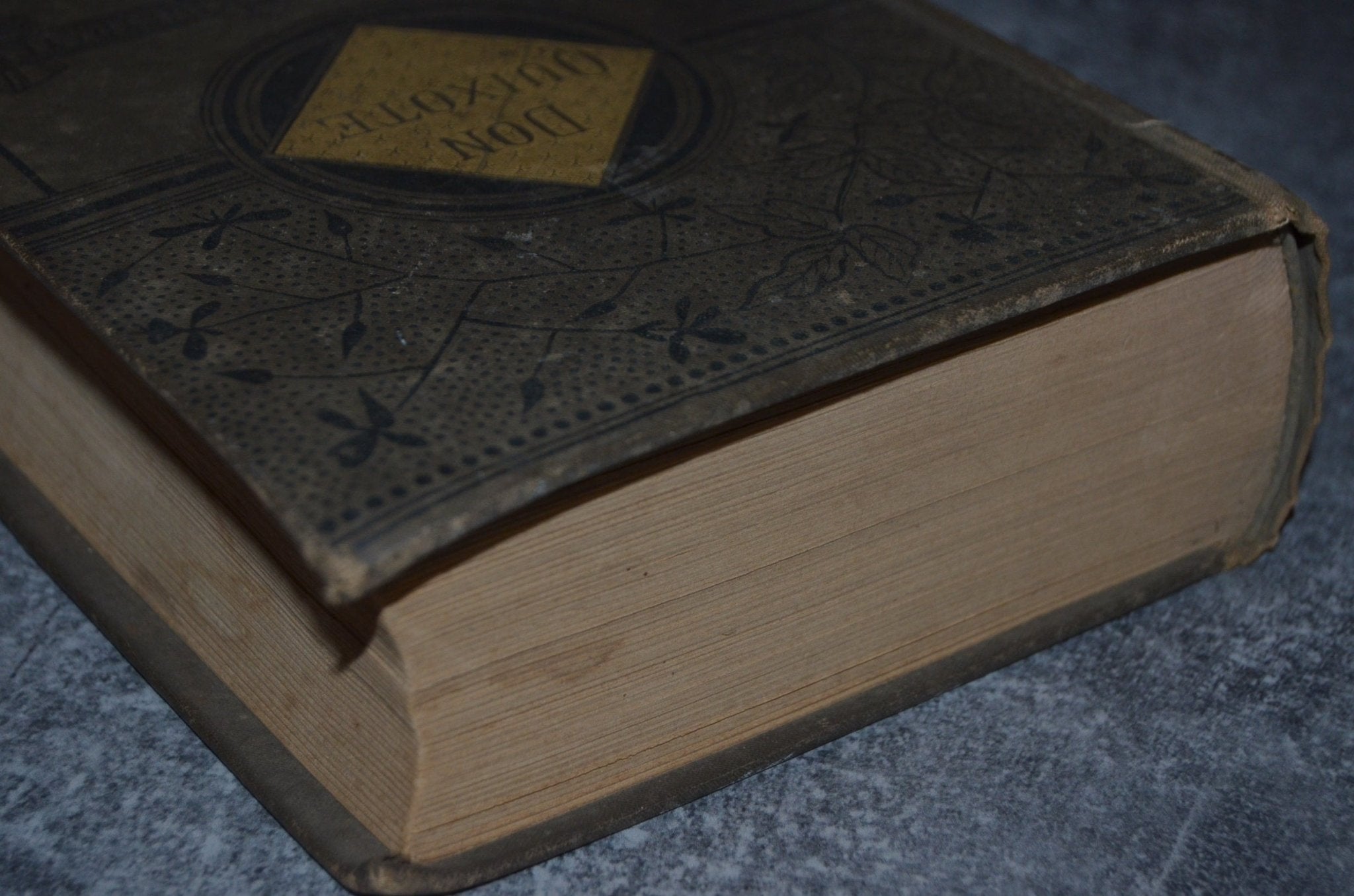Antique Victorian Binding Don Quixote by Miguel De Cervantes 1884 - Brookfield Books