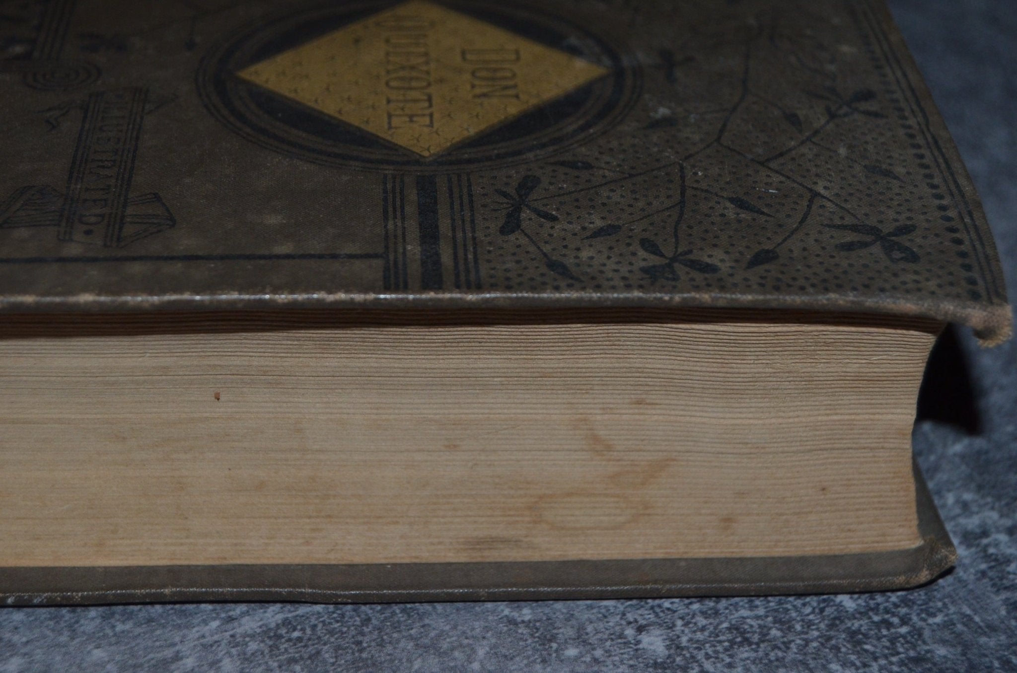 Antique Victorian Binding Don Quixote by Miguel De Cervantes 1884 - Brookfield Books