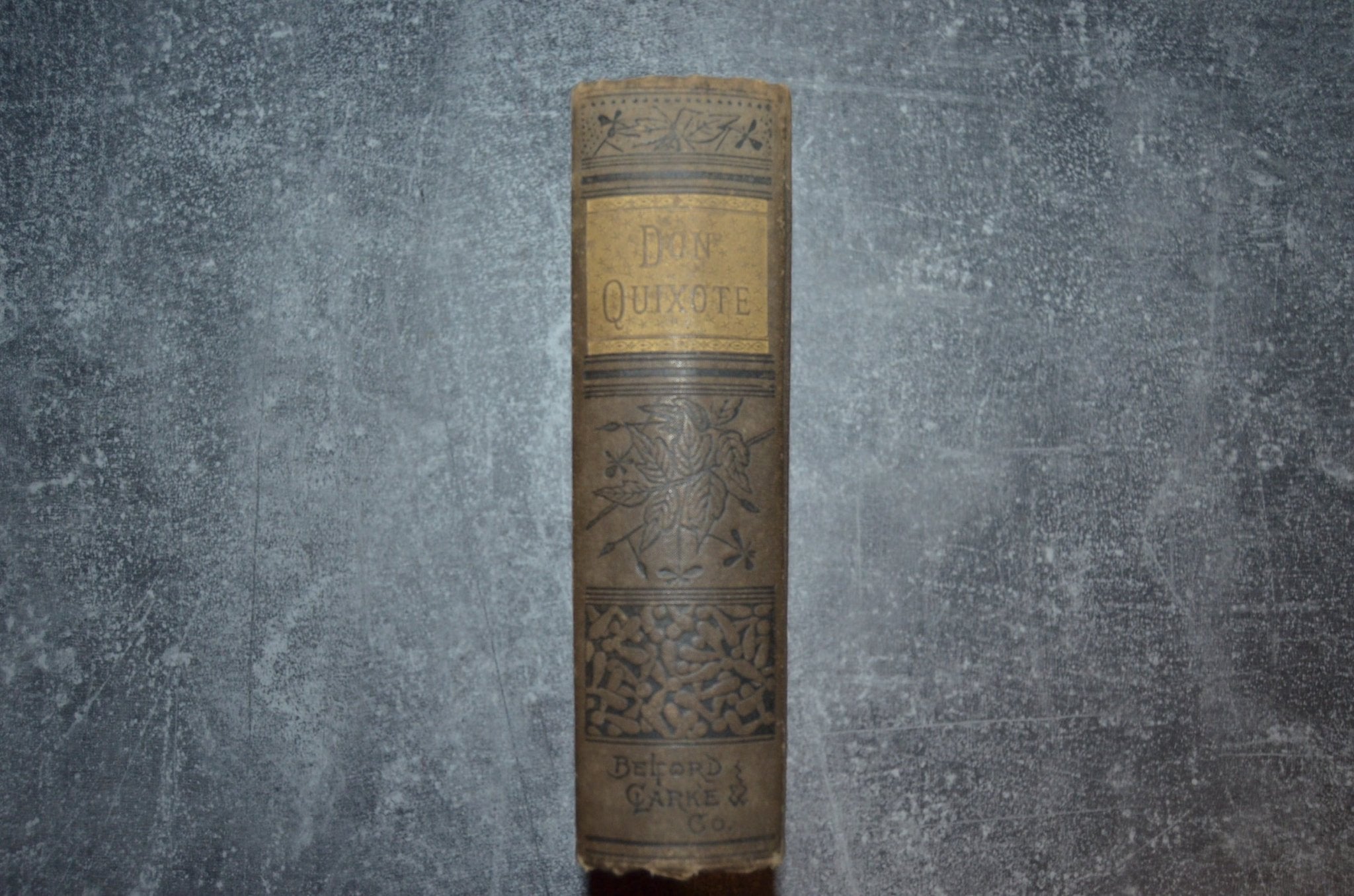 Antique Victorian Binding Don Quixote by Miguel De Cervantes 1884 - Brookfield Books