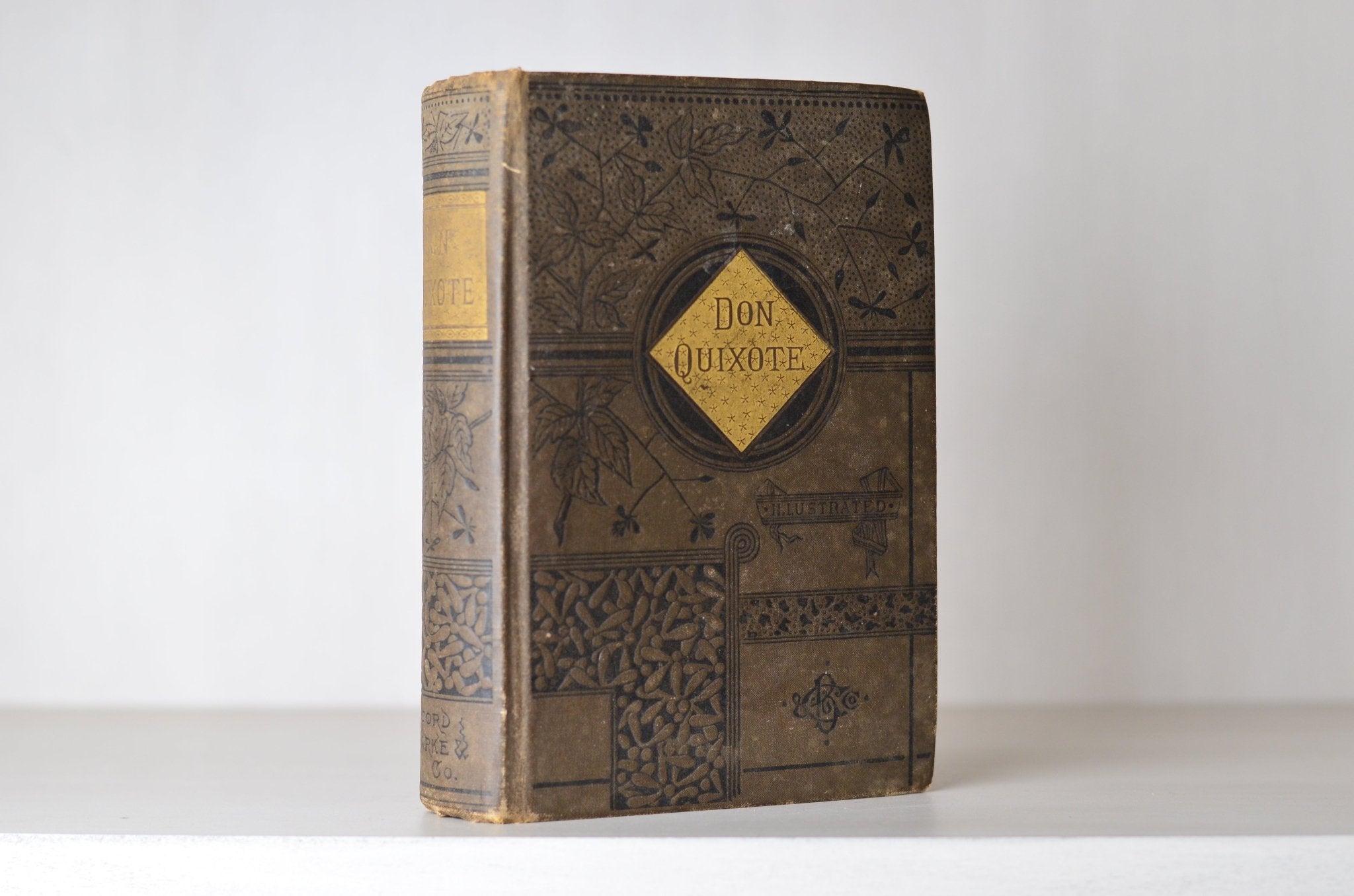 Antique Victorian Binding Don Quixote by Miguel De Cervantes 1884 - Brookfield Books