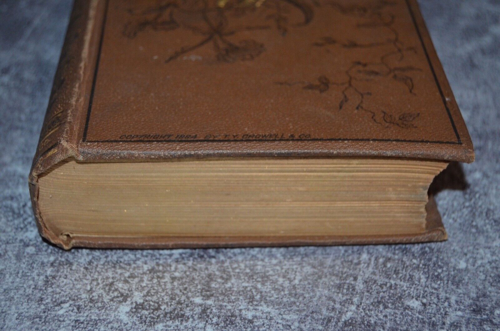 Antique Victorian Binding Poetical Works of John Milton – Thomas Y Crowell - Brookfield Books