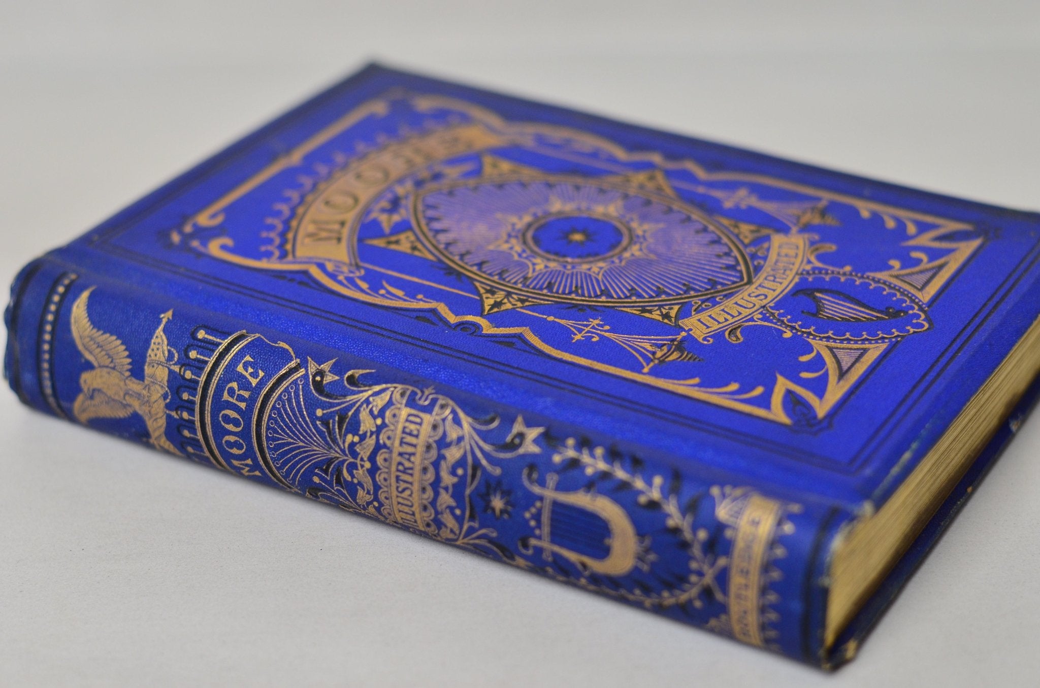 Antique Victorian Binding Poetical Works of Thomas Moore - Brookfield Books