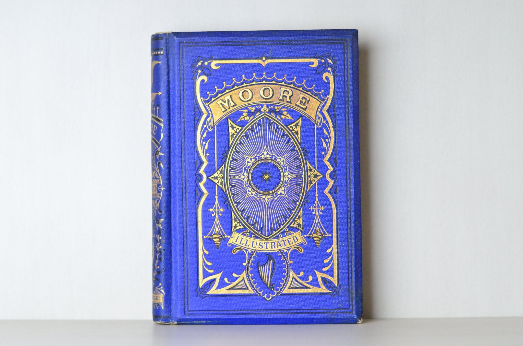 Antique Victorian Binding Poetical Works of Thomas Moore - Brookfield Books