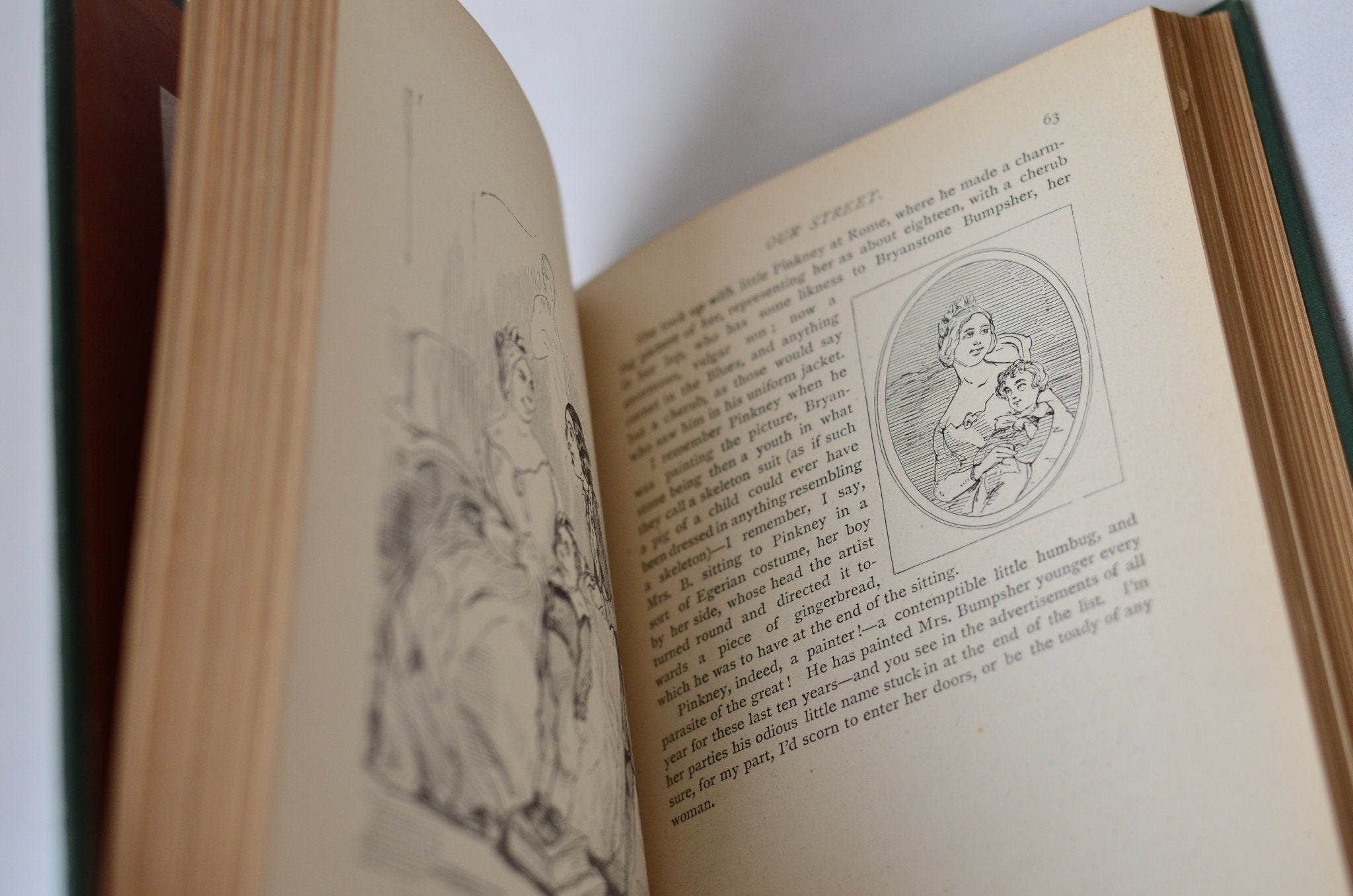 Antique Victorian Binding The Christmas Books by William Makepeace Thackeray 1878 - Brookfield Books