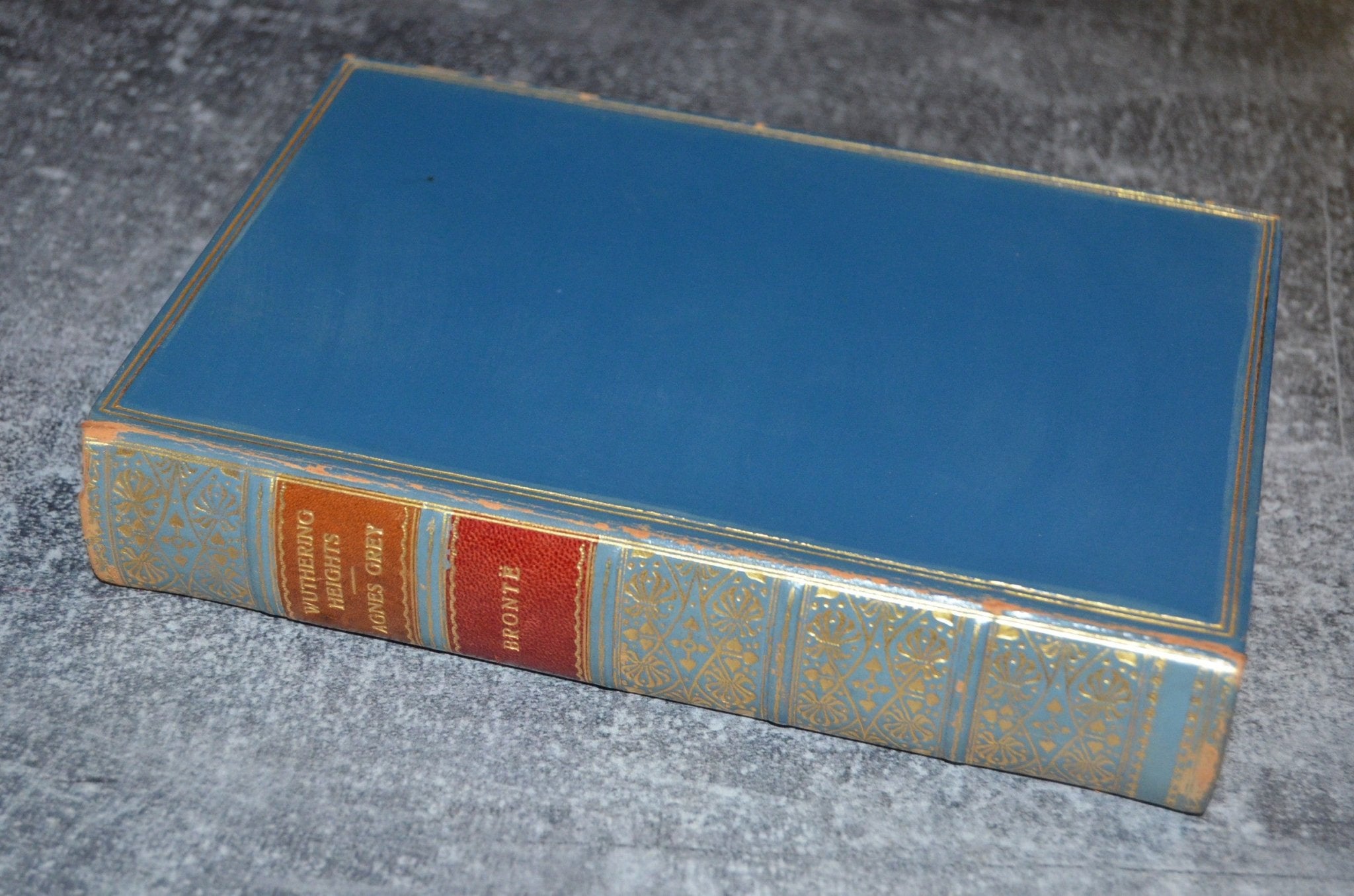 Fine Leather Bound Wuthering Heights by Emily Bronte 1949 - Brookfield Books