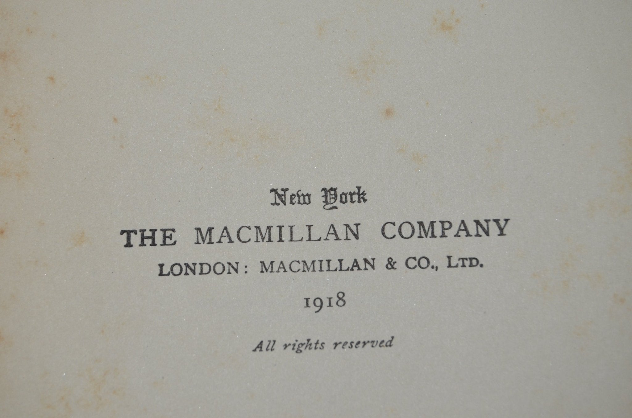 First Edition Tenth Printing The Two Magics or The Turn of the Screw by Henry James 1918 - Brookfield Books