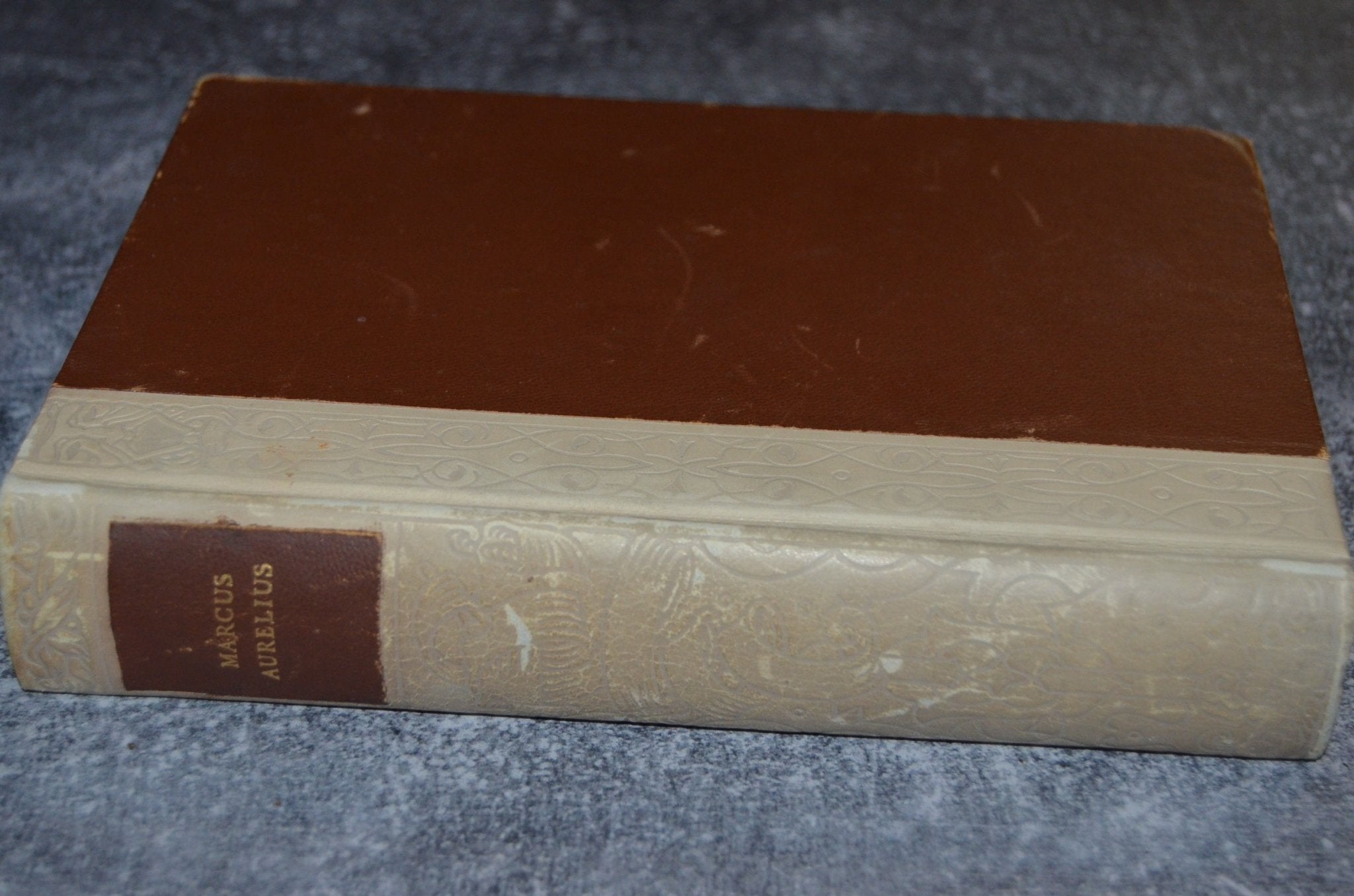 Vintage Leather Bound Meditations by Marcus Aurelius - Brookfield Books