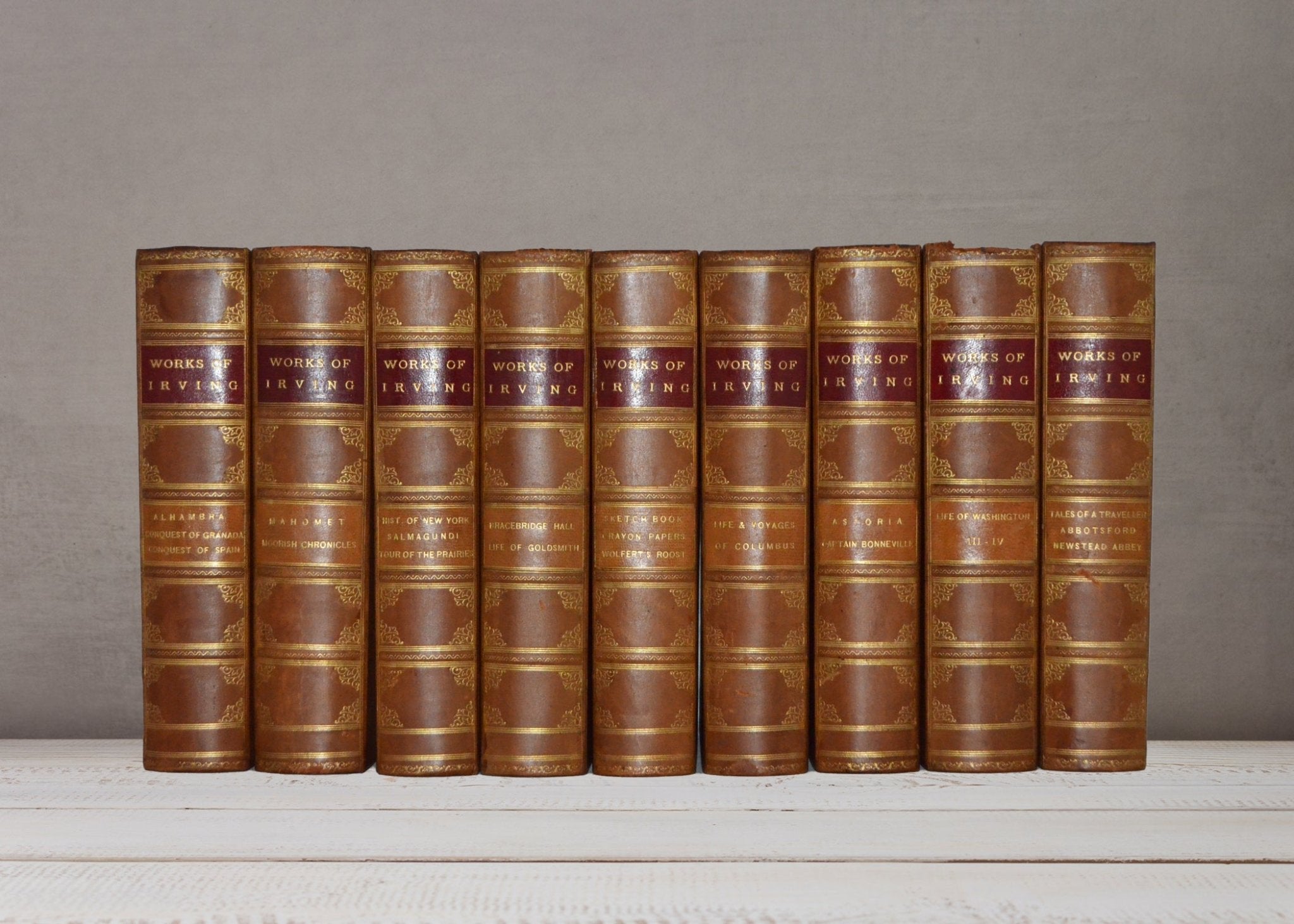 Antique Leather Book Sets