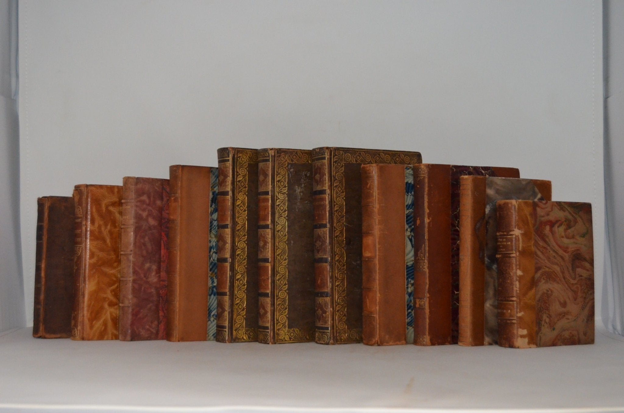 Antique Leather Bound Book Décor – Carmel Brown - Alfred Lord Tennyson - Brookfield Books