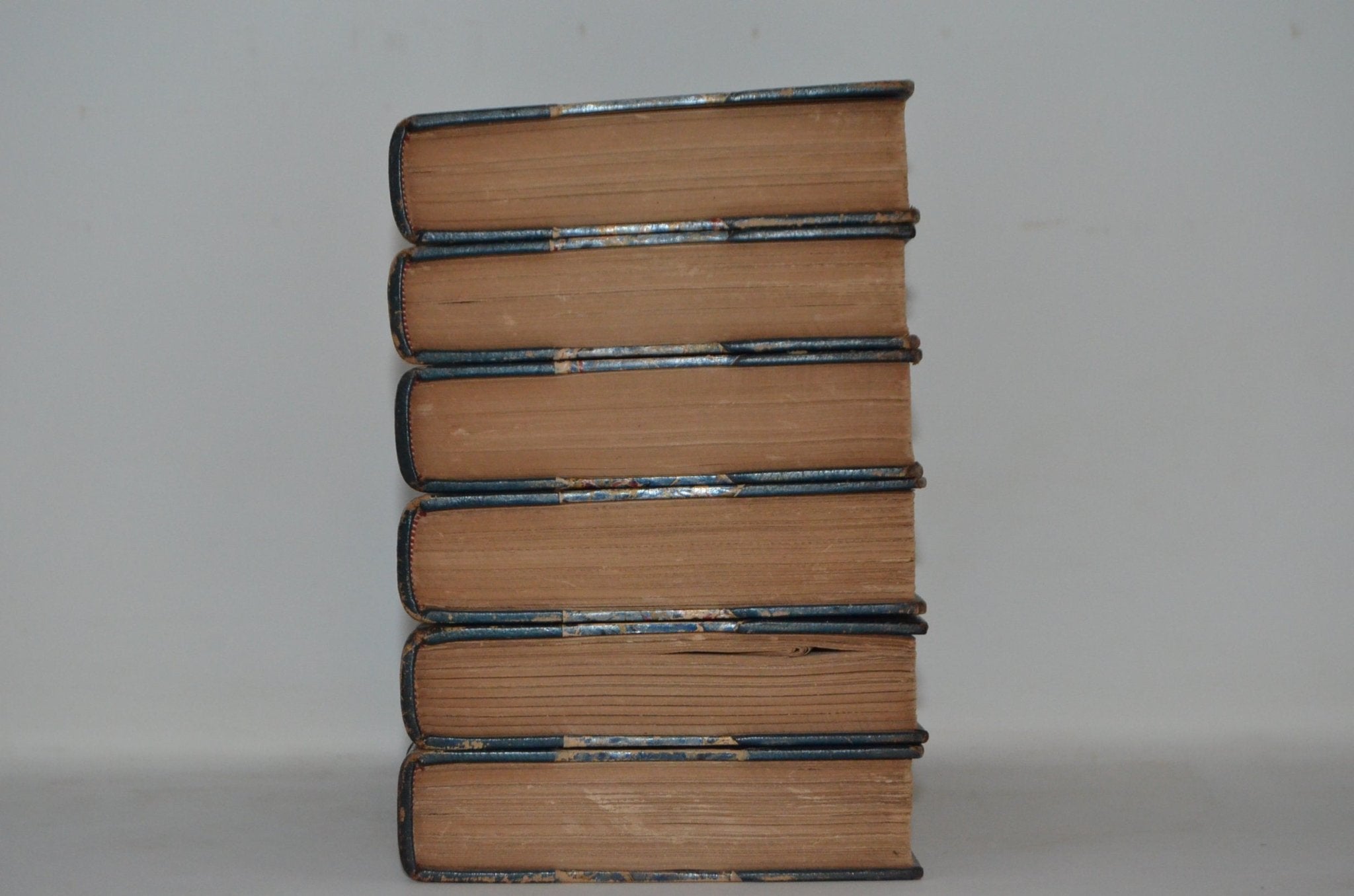 Antique Leather Bound Works of Robert Browning Complete in 6 Volumes 1899 - Brookfield Books