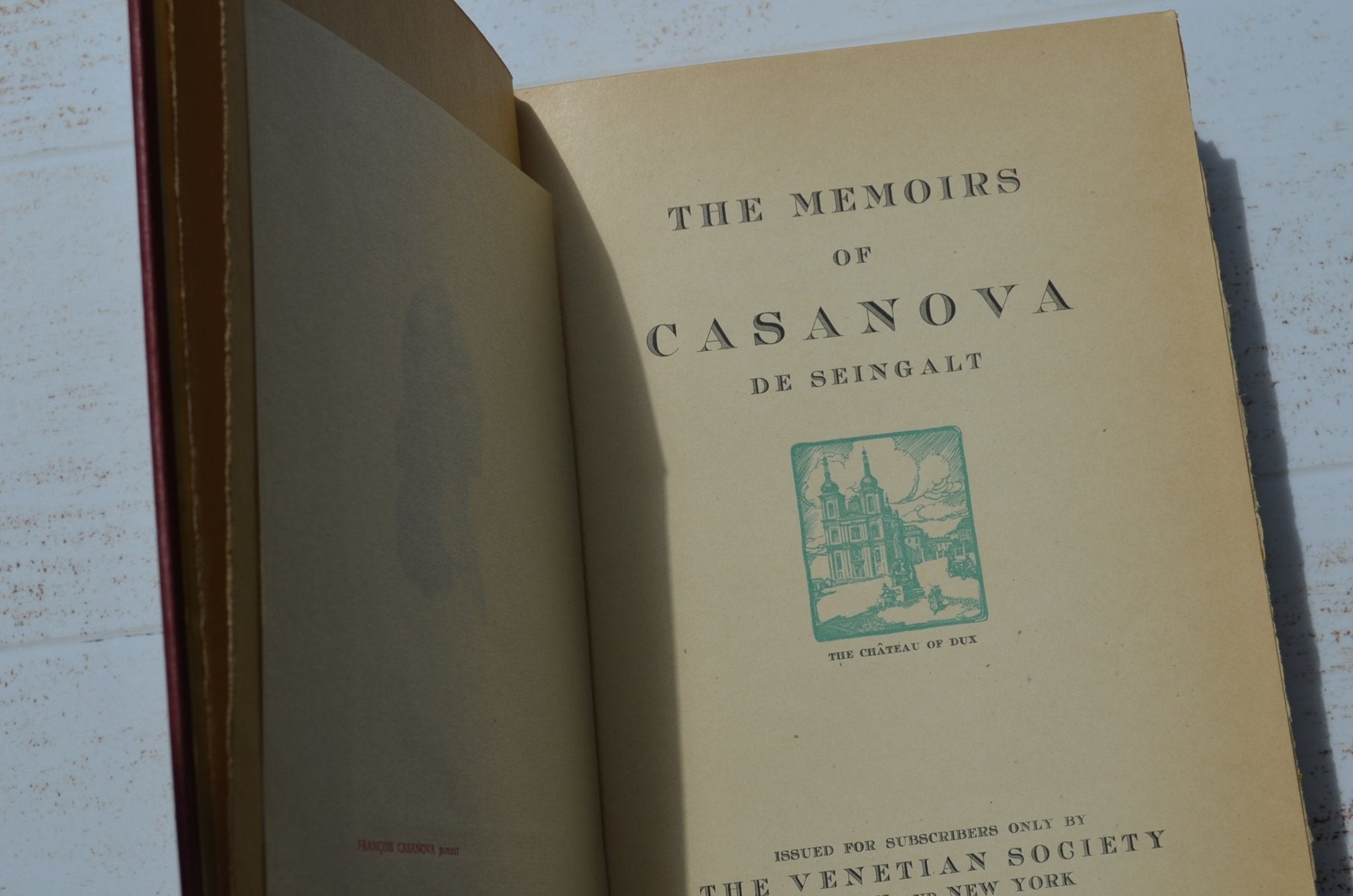 Antique – The Memoirs of Casanova de Seingalt – Venetian Society 1929 - Brookfield Books