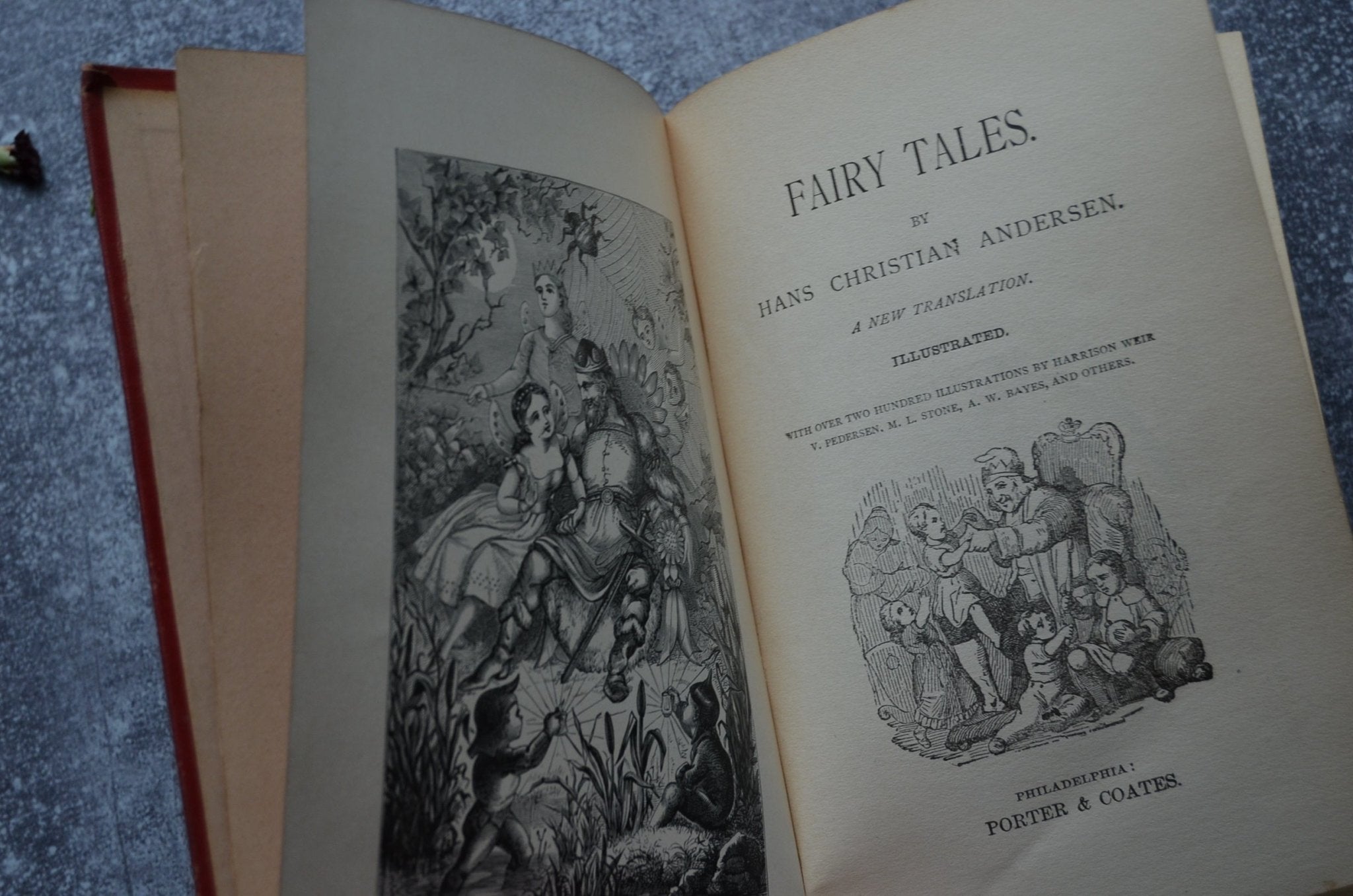 Antique Victorian Binding – Hans Christian Anderson’s Fairy Tales 1890 - Brookfield Books