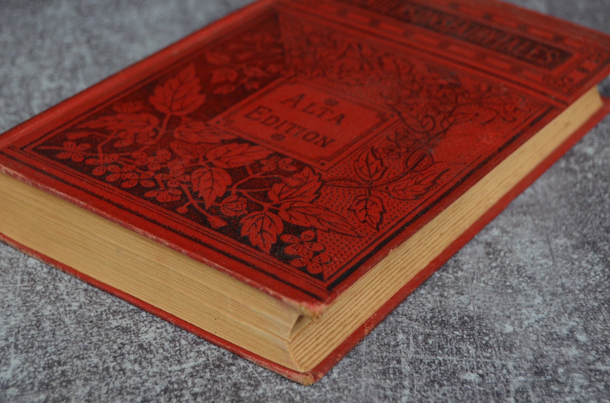 Antique Victorian Binding – Hans Christian Anderson’s Fairy Tales 1890 - Brookfield Books