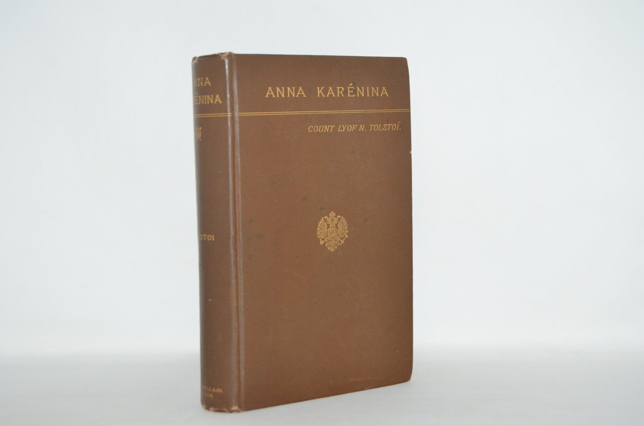 First American Edition – Anna Karenina by Leo Tolstoy 1886 - Brookfield Books